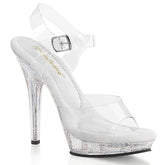 5 Inch Heel LIP-108MG Clear